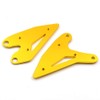 LEDISHUN Foot Peg Heel Plate Guard Protector Foot Pegs for