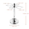 4 Prong Razor and Brush Stand Shaving Brush Holder Stand