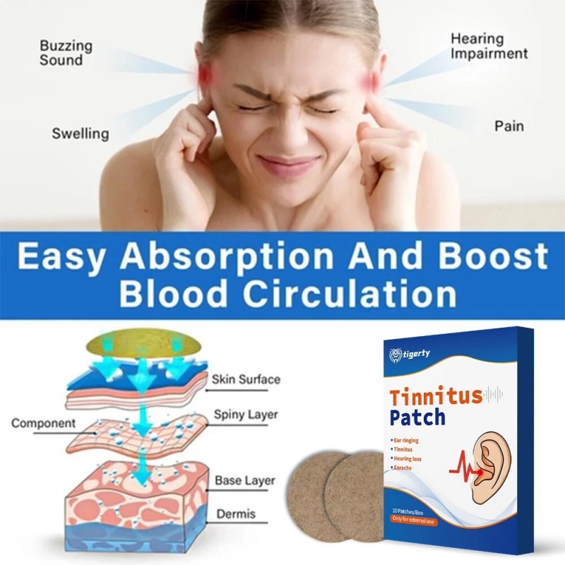10pcs Tinnitus Relief for Ringing Ears Effectively Reduce Ear Noise