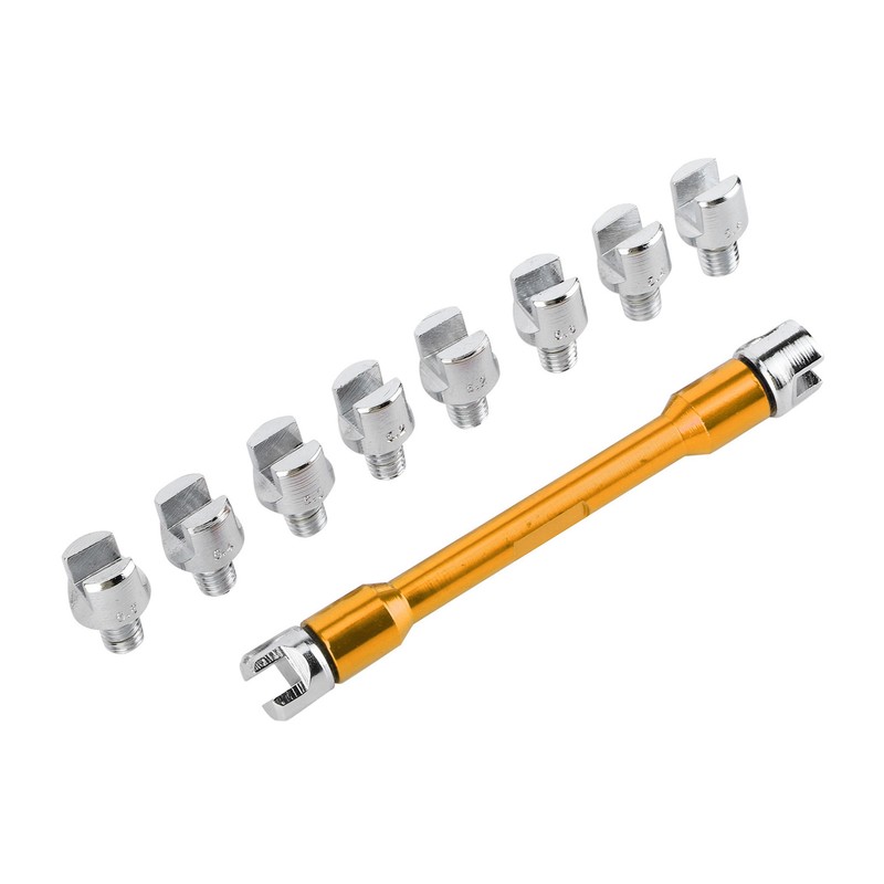 Motorcycle Spoke Wrench CNC Spanner Set 5.0‑6.8 Length 93mm/3.7in for