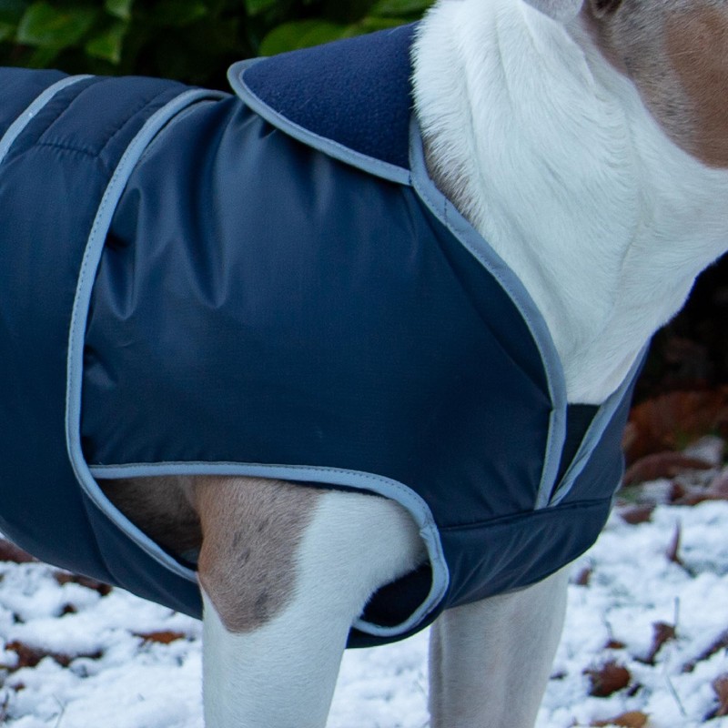 Ancol Muddy Paws All Weather Stormguard Coat . Navy Blue.