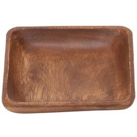 Fuji Boeki 40485 Acacia Tray, Square, S, 5.9 x 5.9 inches (15 x 15 cm), Brown