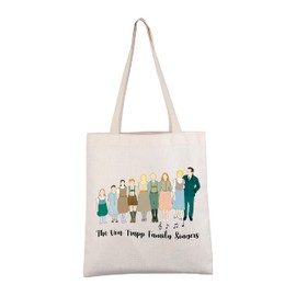 CMNIM The Sound of Inspired Music Tote Bag The Von Trapp Family Singers Fan Gift for Musical Movie Lover Grocery Shoulder Bag (Family Singers TB)
