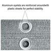 COOL AREA Balcony Privacy Screen, HDPE UV Protection, Slightly Transparent,
