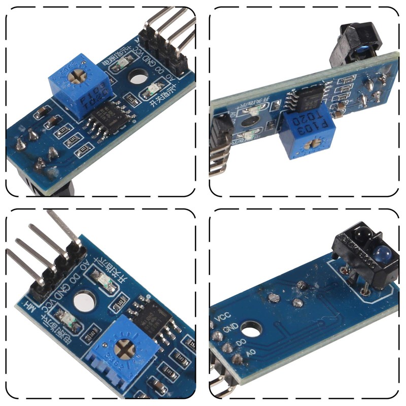 5pcs TCRT5000 Infrared Reflective Sensor Modules, TCRT5000 Infrared Reflective Photoelectric
