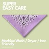 The Peacock Crew Lavender Bandana in Premium Soft Cotton for
