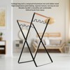 Trash Bag Holder Stand Folding Rust Resistance Plastic Recycling Bag