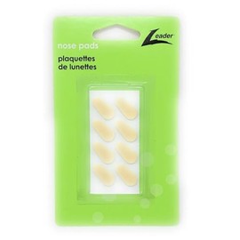 Generic Leader Nose Pads Temple Eyewear Repair Comfort Self-Stick Foam Large 16mm, One Pack of 8 Pads, Peach