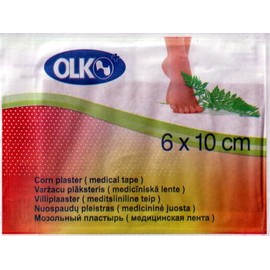 Salipod Pads for Callus 6 x 10 cm (Mozolny Plasstы 6 х 10 cm - Salipod) Pack of 3