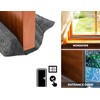 Draught Excluder for Doors and Windows Reusable and Washable Double