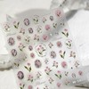 Flowers Nail Art Stickers 5D Embossed Nail Decals Spring Summer