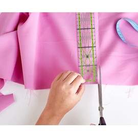 Acrylic Quilting Ruler, ZoneYan Patchwork Ruler Tool, Sewing Template, Quilt Ruler Template, Fabric Ruler, DIY Sewing Ruler, Patchwork Quilting Ruler, Square Patchwork Ruler (30 * 5cm)