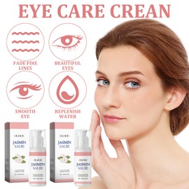 Pack of 2 Jasmine Ointment Dark Circles Slip-On Eyelids Jasmine Ointment Eyes with Collagen Active Jasmine Ointment and Aloe Vera Against Bags Against Wrinkles Slip-on Eyelids and Dark Circles