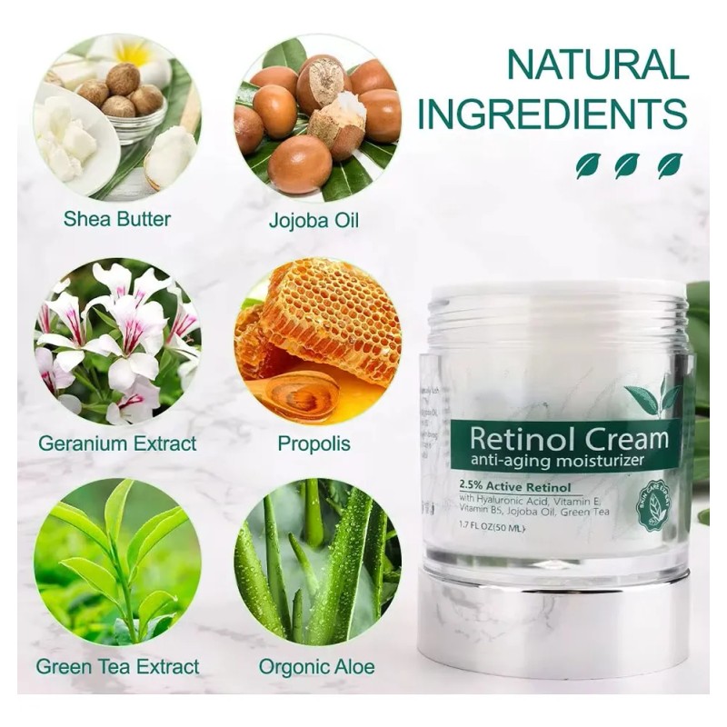 Crema Íntima, Aclarado Intensivo, Retinol 2.5%, Té Verde Neutra