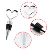 YUYUDEHM 3 PCS Wine Stoppers Heart Shape Wine Bottle Stopper
