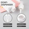 ZEJIA 15OZ Foaming Soap Dispenser, 2-Pack Plastic Hand Soap Dispenser,
