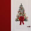 Haute Decor 28 Inch Flocked Pre-lit Christmas Wall Tree and