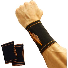 2 Pack Wristbands for Tennis, Running, Sweat Absorption, Injury Prevention, Good Breathability, Stretchy, Unisex, Fitness Equipment, Both Hands Set