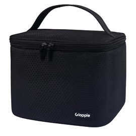 Gloppie Insulated Lunch Bag Lunch Box for Men Women Lunchbox Cooler Bag for Work Picnic, Idea for Gift, Black Honeycomb