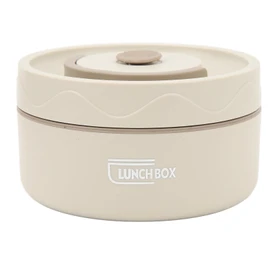Insulated Food Container, 420ml 304 Stainless Steel Vacuum Insulated Food Jar Leak Proof Round Shape Thermal Lunch Container, Portable Food Bowl for School Travel (Insulated