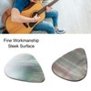2PCS Set Guitar Picks Shell Teardrop Shaped Acoustic Guitar Picks