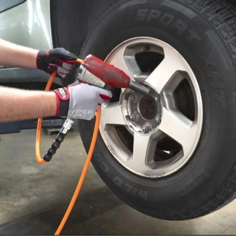 HyperTough 3/8in x 25ft PVC Air Hose and 10 Piece