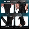 SMART SLOPPY Ankle Brace lace up Stabilizers Adjustable Ankle Support