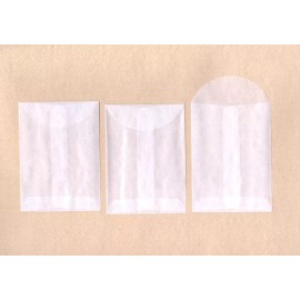 Unbranded 25 Glassine Mini Envelopes - Acid Free Gift Enclosure Protect Photos and Stamps