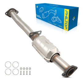PHILTOP Rear Catalytic Converter Compatible with 2000-2004 Tacoma 3.4L - Replace# 53432, 642181, 40365 Direct-Fit Stainless Steel (EPA Compliant)