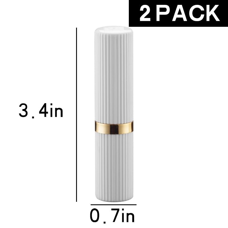 2 Pack Black and White Windproof Butane Jet Torch Lighter,Funny