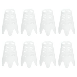 PATIKIL Golf Simulator Tees, 8 Pack Plastic Golf Tees Mat Practice Training for Outdoor Indoor Winter Turf Driving Range, White