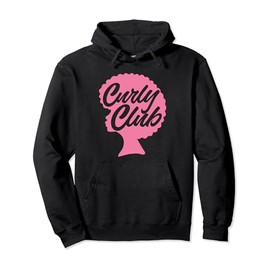 Curly Hair Afro Curls Curly Club Natural Hair Pullover Hoodie