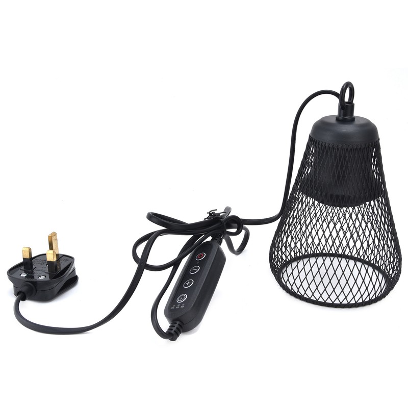 Reptile Lampshade Timed Lightweight Hangable Multifunctional Lightweight Heater Guard