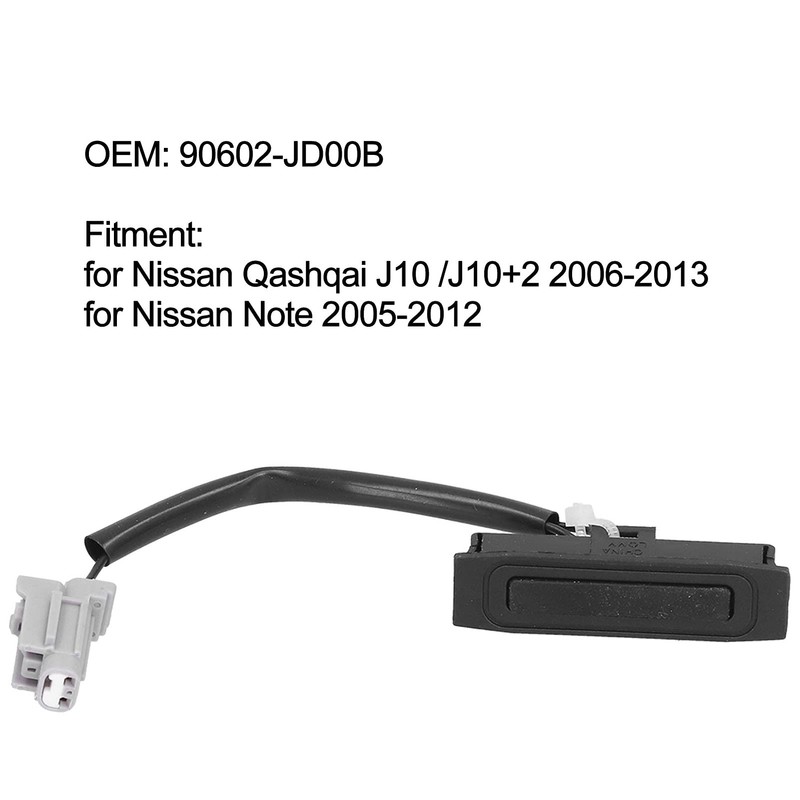 Tailgate Switch, Tailgate Opener Button Boot Lid Opener Replacement for