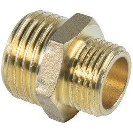 CORNAT T396423 11/4 x 1-Inch Brass Reducing Nipple - Clear