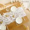 Cheesecloth Table Runner, 10FT Rustic Ivory White Table Runner 35*120inch