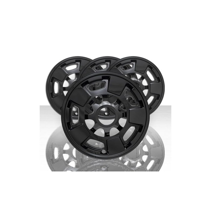Brighter Design Set of 4 Gloss Black 5 Spoke 17"