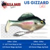 USA Bass Tackle - Hand Poured Underspin Gill - Weedless