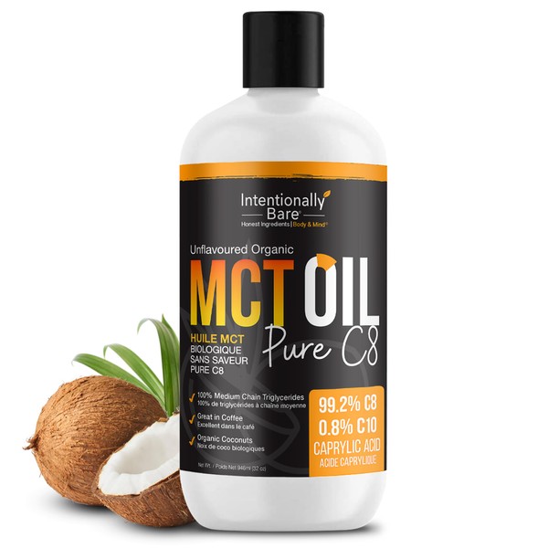 Intentionally Bare Intentionally Bare Pure C8 Organic MCT Oil -