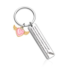 OWHOMS Loss Of Father Sympathy Keychain Remembrance Gifts For Loss Of Father Jewelry Father Memorial Keychain Dad Bereavement Gifts Loss Of Daddy Keychain In Memory Of Loved One Gift