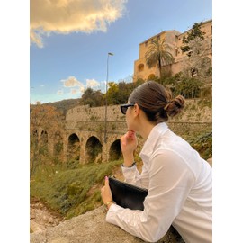 YALUXE Genuine Leather Wristlet Handbags Purses Cell Phone Pocket Clutch Wallet Crossbody Bags for Women