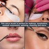 100 Stück Einweg-Mikrobürste,Einweg Microbürsten Wimpernbürste,Microbrush,Wimpernverlängerung Kleber Removal Lashes Graft Tools,für