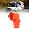 RV Sewer Hose Elbow with Lid 90 Degree Easy Installation