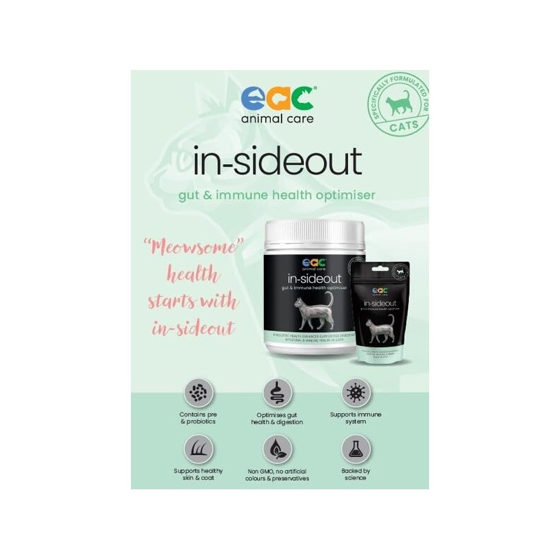 EAC Animal Care in-sideout Gut and Immune Health Optimiser for