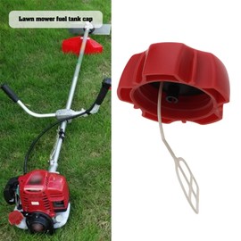 OTOTEC 1 x Red Lawn Mower Fuel Cap for Outdoor Power Tools, Replacement Parts, Compatible with Scheppach MP 99-42 T375- T475 and T575 Engines