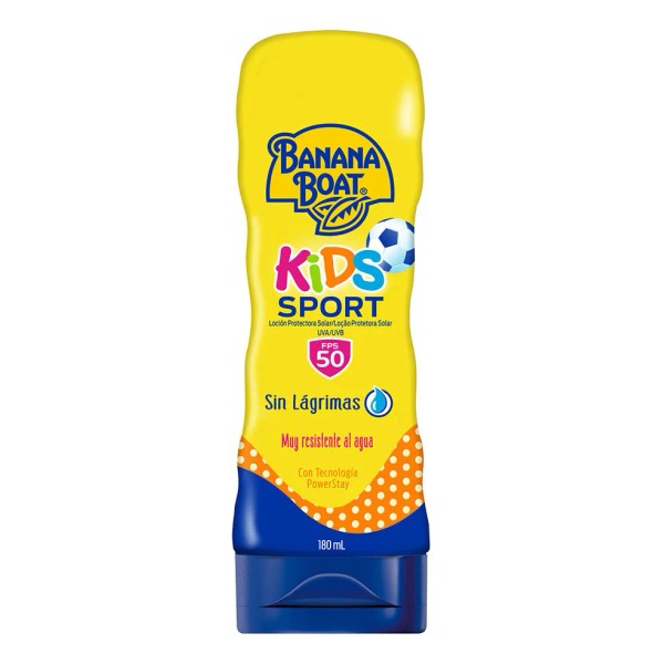 Protector Solar Banana Boat Kids Sport 50 FPS Loción 180