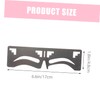 WOONEKY 2pcs Eyebrow Stencil Ruler Easy to Use for Length