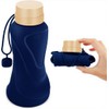 Collapsible Water Bottles,650ml,Leak Proof,Reuseable BPA Free Silicone Foldable Water Bottles,Durable