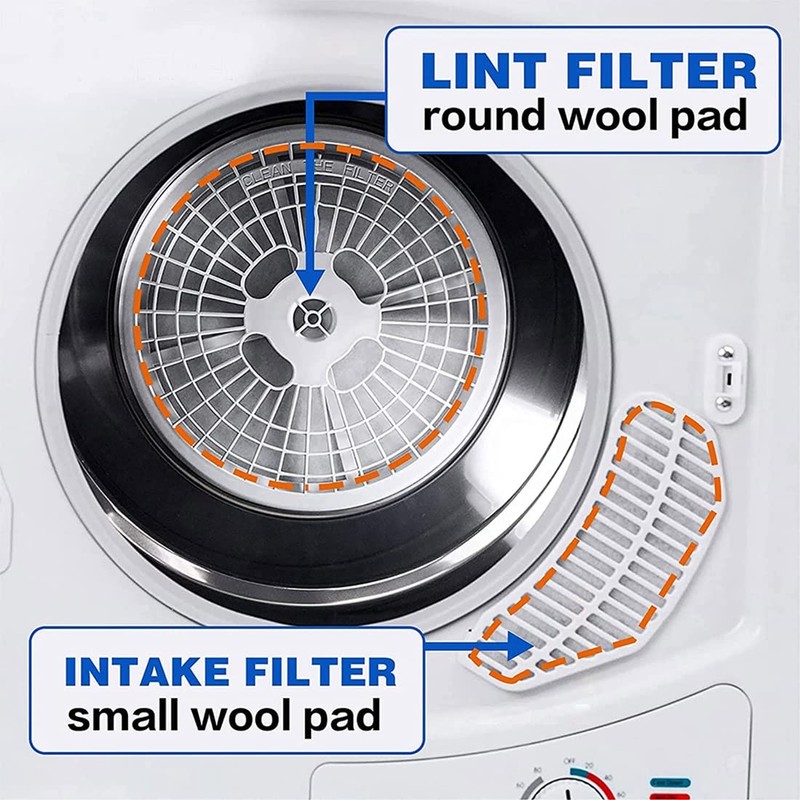 20PCS Universal Cloth Dryer Exhaust,Dryer Lint Filter Replacement Compatible Filter