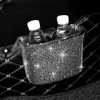 Baceyong Diamond Car Trash Can Creative Personality Hanging Diamante Trash